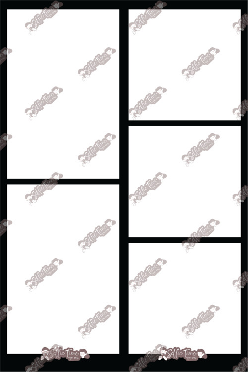 SOLID COLOR BLACK 5 COLLAGE NEW BACKGROUND