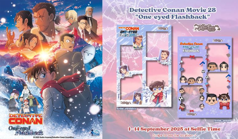 Rayakan-Perilisan-Film-Detective-Conan-One-Eyed-Flashback-dan-Pakai-Frame-Eventnya-di-Selfie-Time