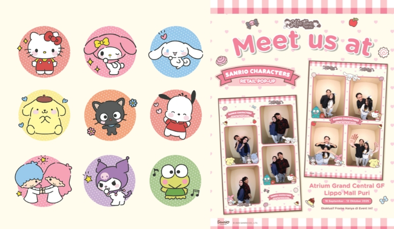 frame-eksklusif-selfie-time-sanrio-characters-retail-pop-up-lippo-mall-puri