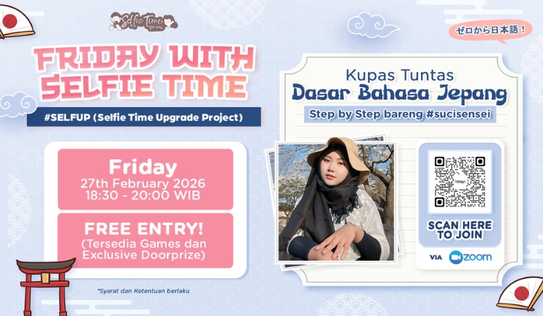 belajar-bahasa-jepang-gratis-selfie-time