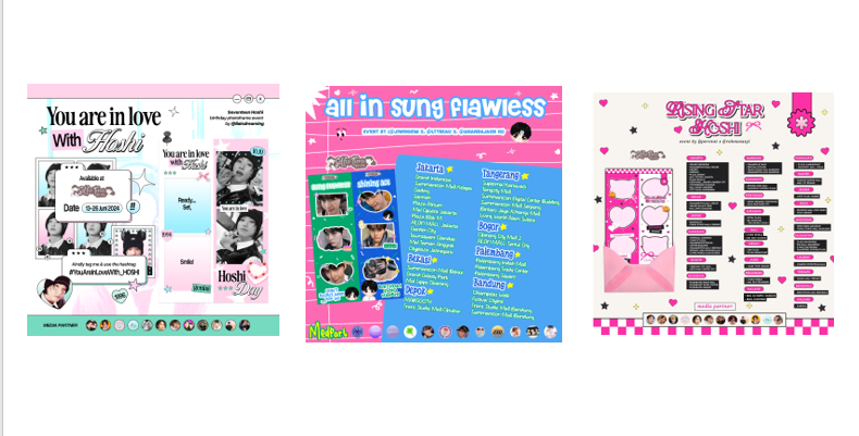 Ada 3 Frame Event Idol Kpop, Bagikan Momen Ultah Hoshi SEVENTEEN dan Sung Hanbin ZB1