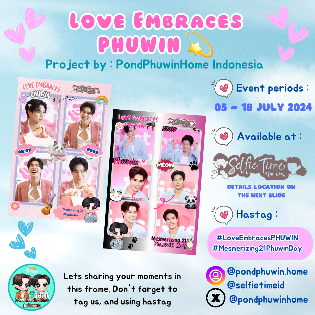 Kiyowo! Yuk Pakai Frame Event PHUWIN di Selfie Time