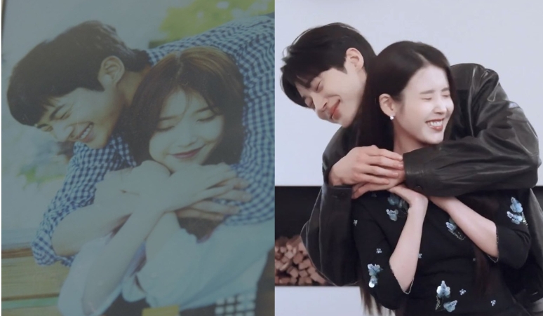 Dulu Mantan Sekarang Menikah, IU dan Byeon Woo Seok Recreate Pose di Drama Perfect Crown