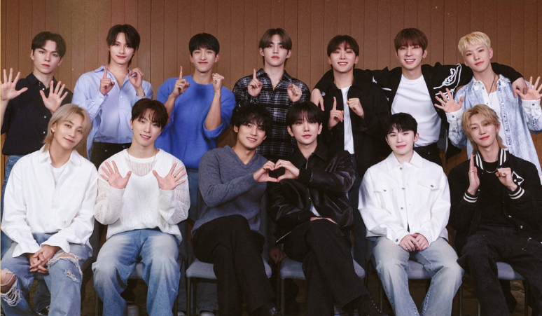 Rayakan-Perjalanan-10-Tahun-SEVENTEEN-Pakai-Frame-Eventnya-di-Selfie-Time