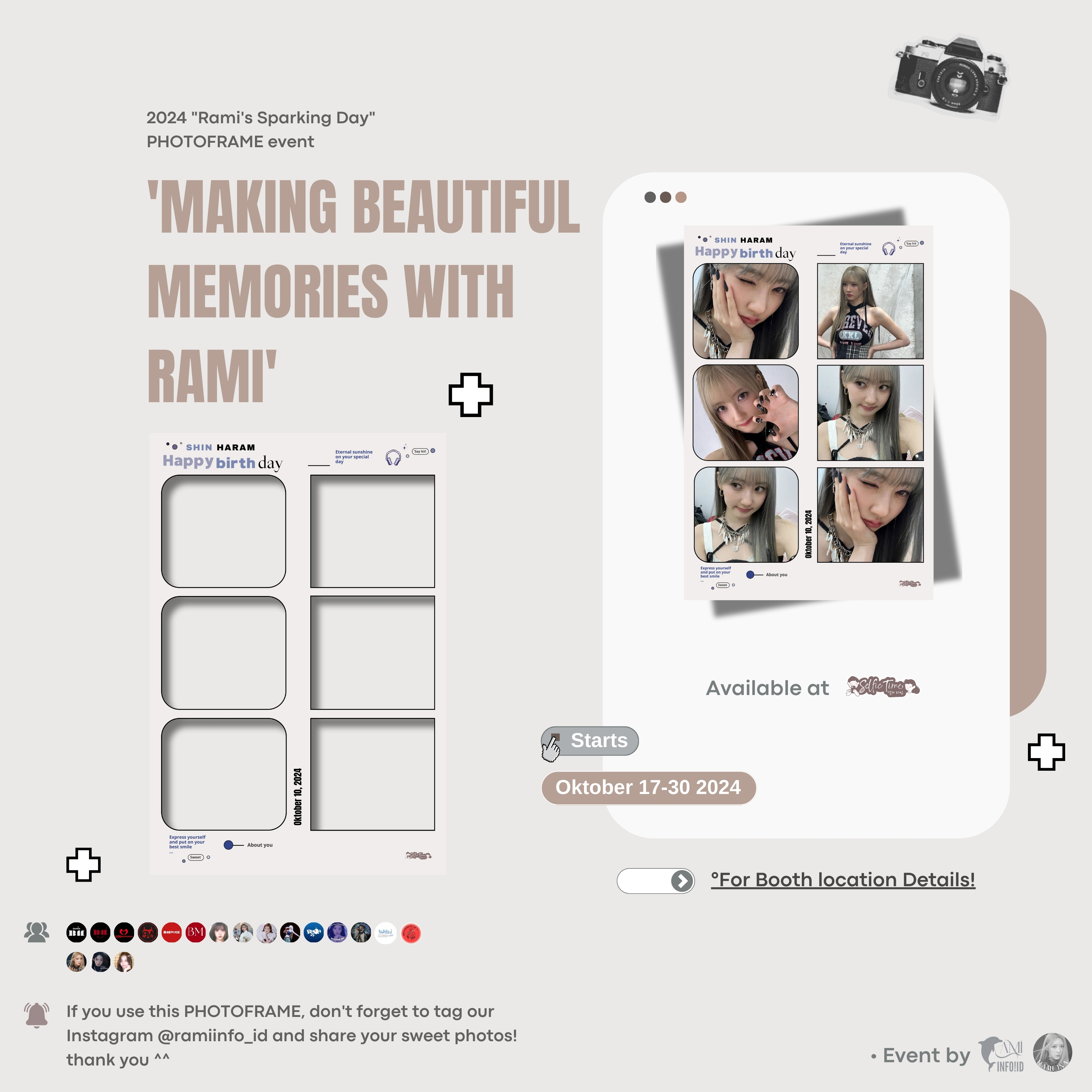 AbadikanUlangTahunRamiBabyMonsterPakaiFrameInidiSelfieTime