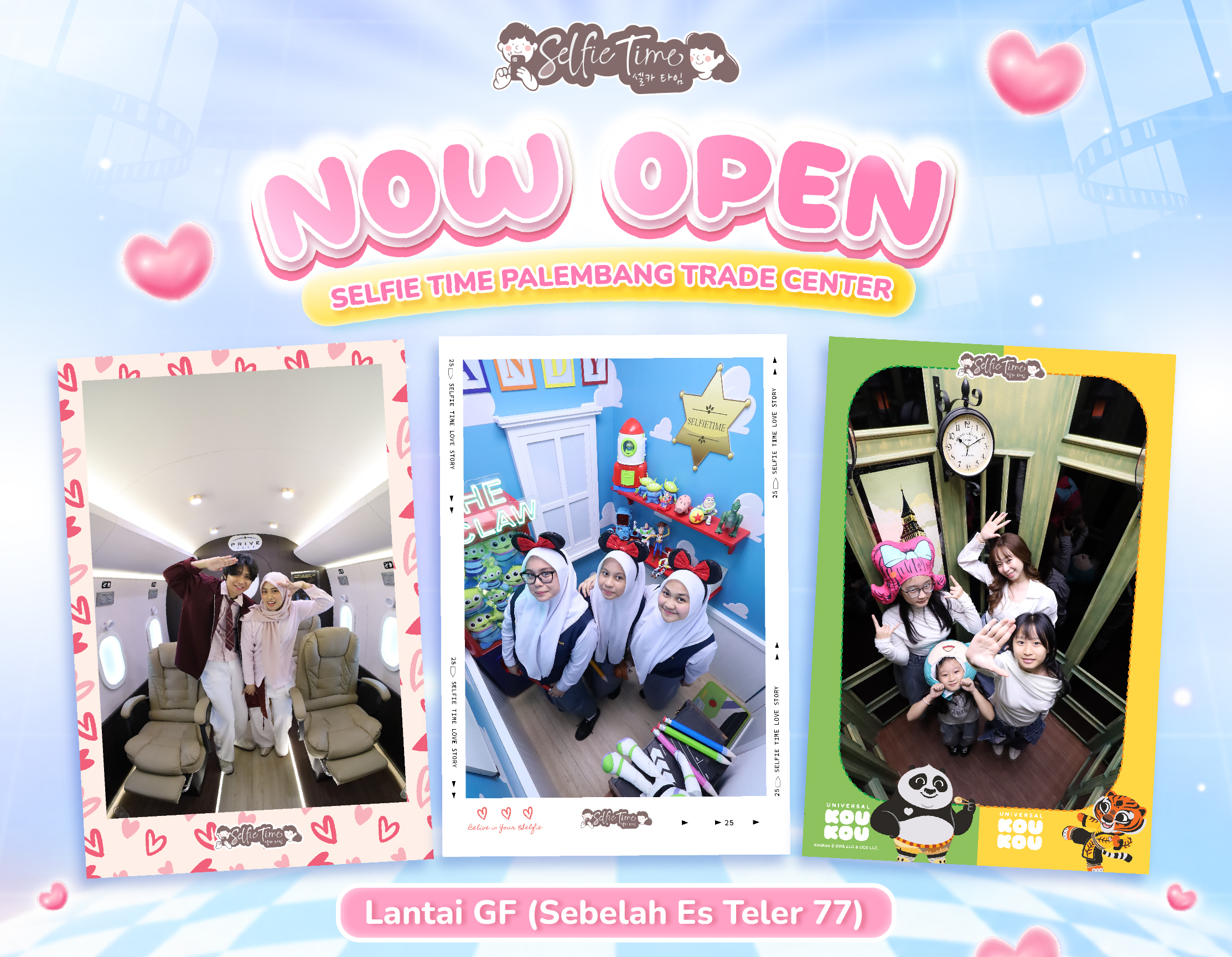 Now Open Selfie Time PTC 2